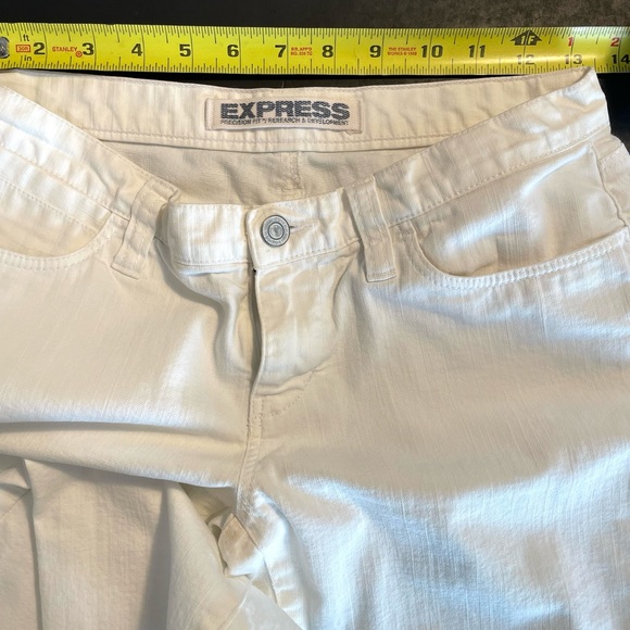 Express white denim jeans, size 4 - Picture 5 of 13